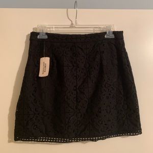 Forever 21 Black Lace Mini Skirt